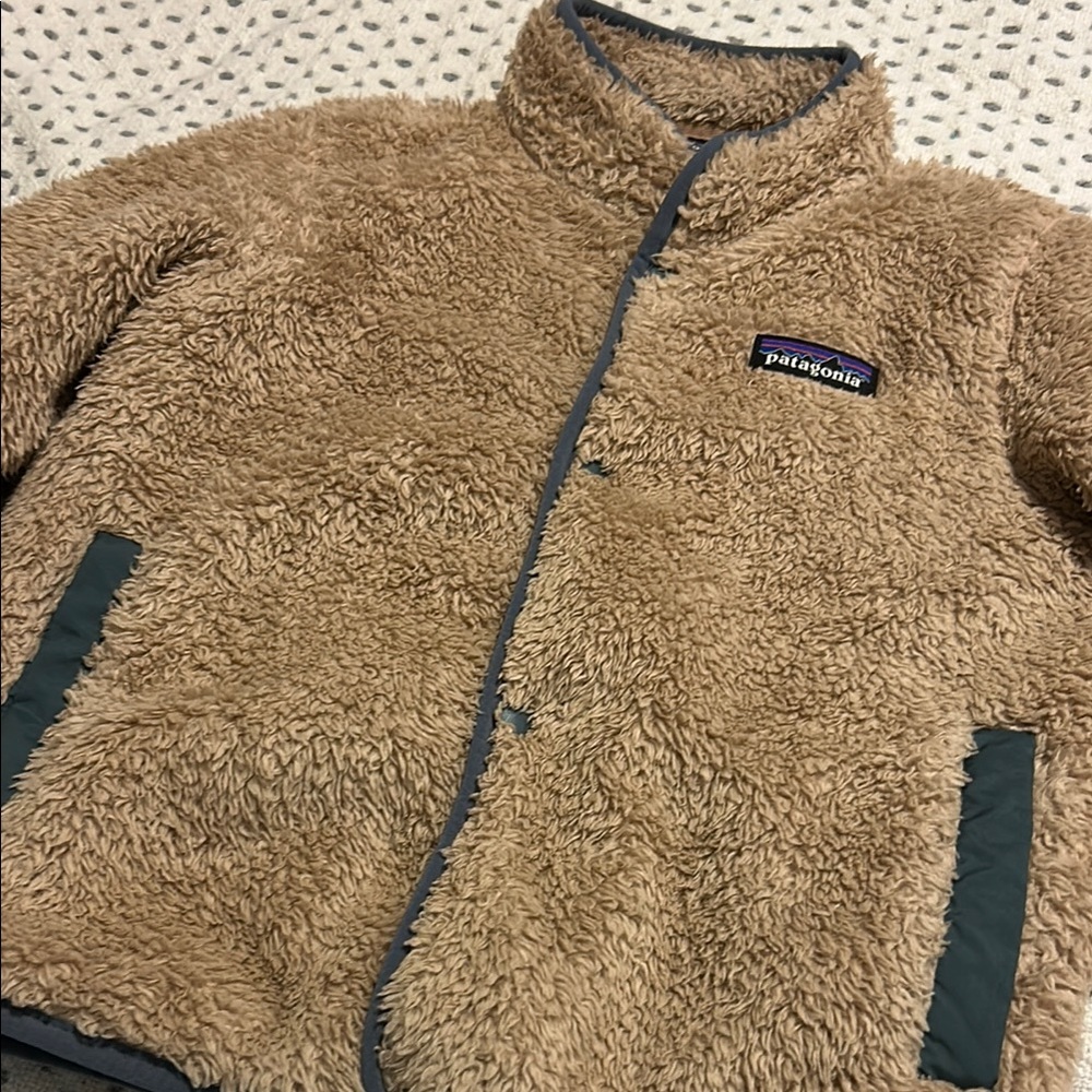 Patagonia Tan Fleece Jacket